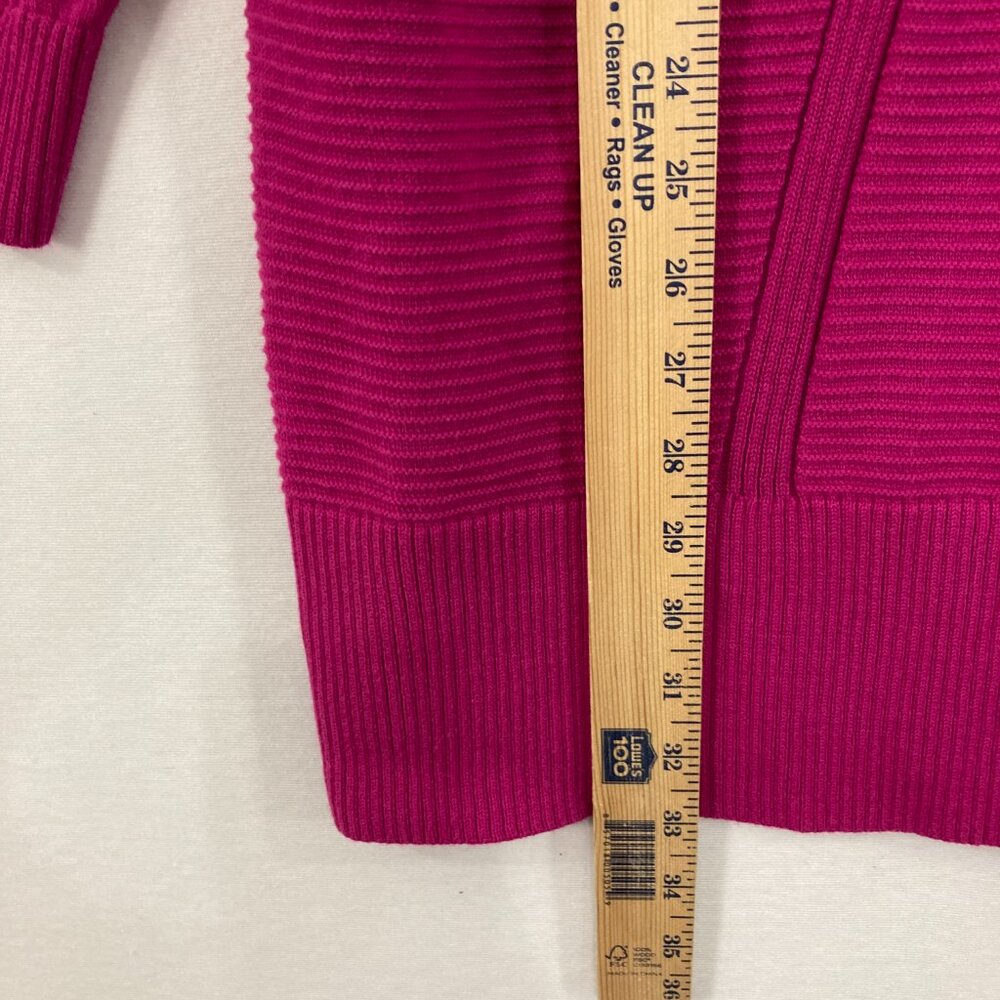 New Style & Co size 2X Pink Purple Soft Cozy Elegant Button Neck Tunic Sweater - Picture 5 of 8